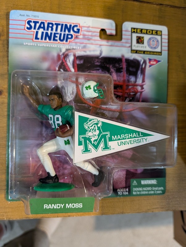 Randy Moss starting lineup Marshall university SLU