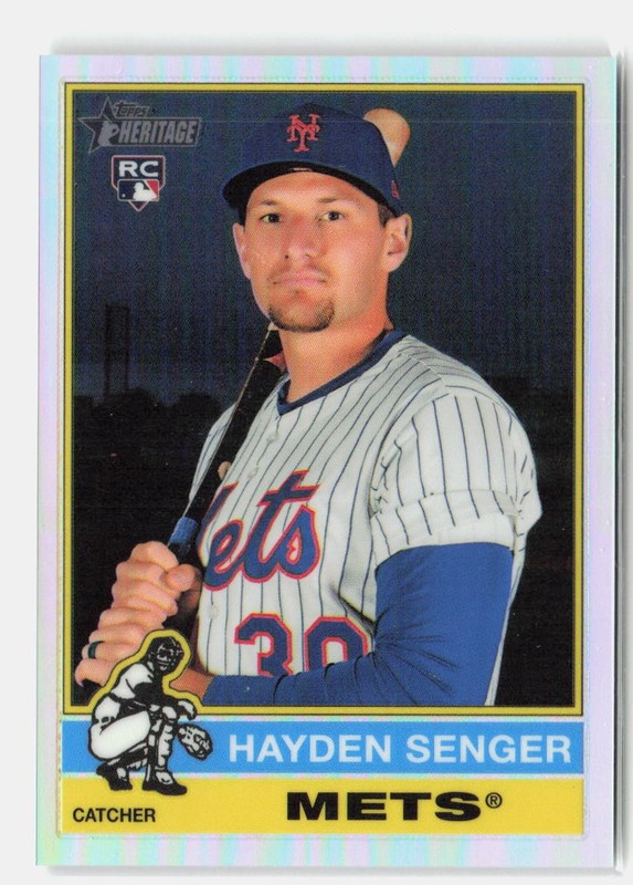 2025 Topps Heritage #673 Hayden Senger Chrome Refractor
