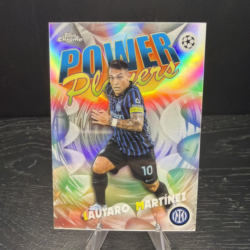 Lautaro Martinez Power Players PP-9 2025-26 Topps Chrome Uefa Club Competitions