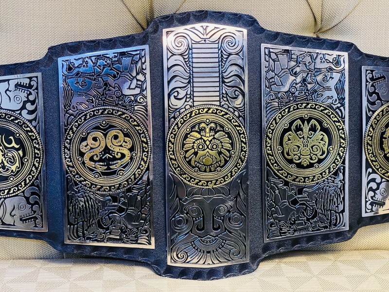 LUCHA Underground Gift of the God Championship Title Belt Champion Replica 2mm