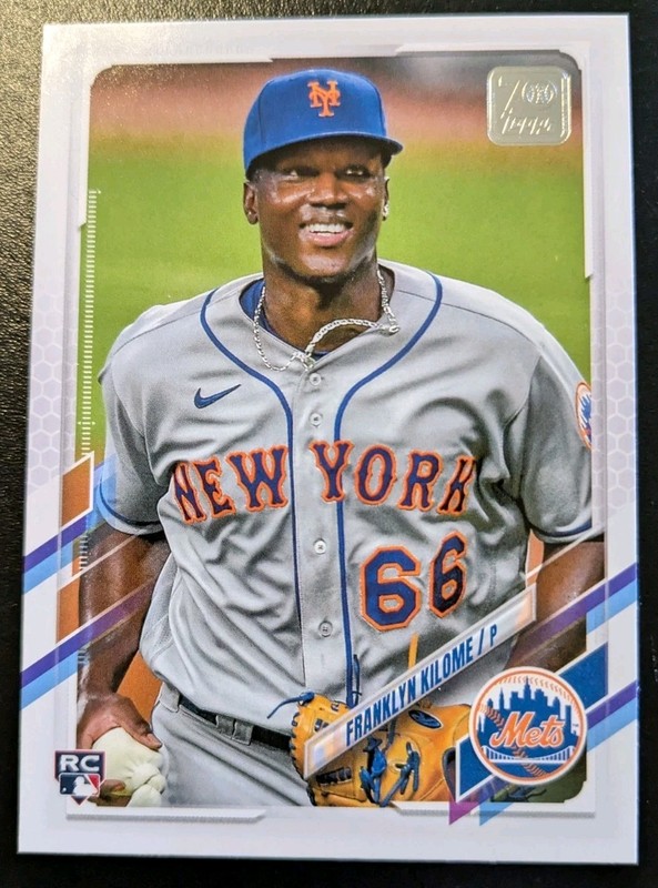 2021 Topps Update Series Baseball Franklyn Kilome Rookie #US43 New York Mets