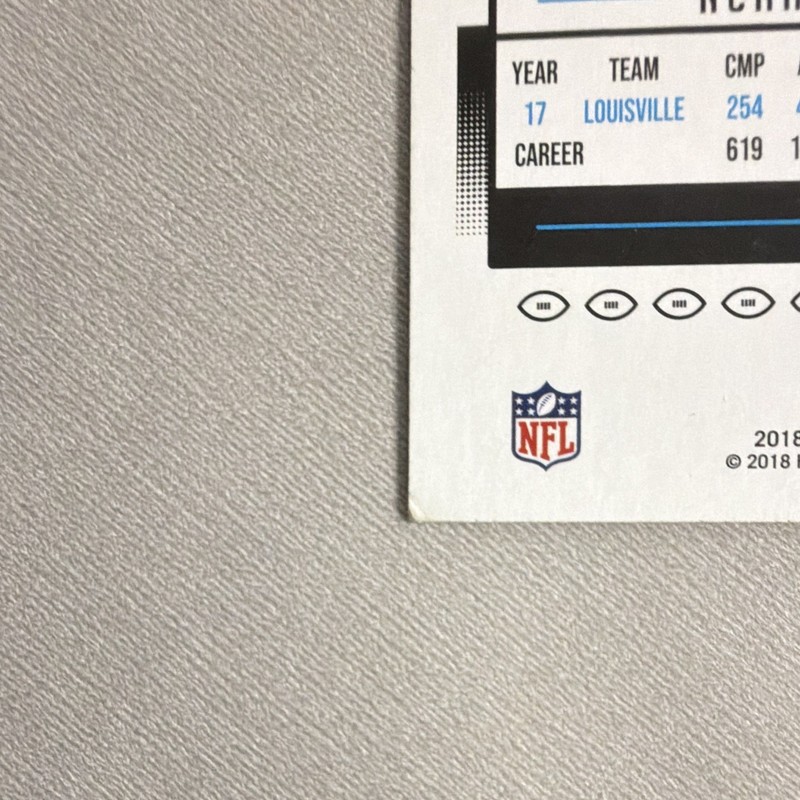 Panini 2018 Donruss Rated Rookie Lamar Jackson RC Baltimore Ravens #317 gallery
