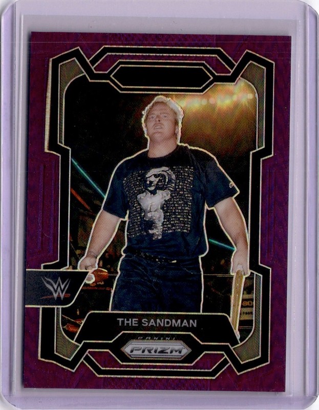 2024 Panini Prizm WWE Purple /149 #105 The Sandman