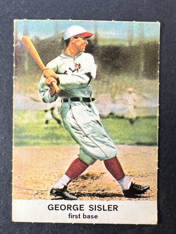 1961 Golden Press George Sisler #13 creased
