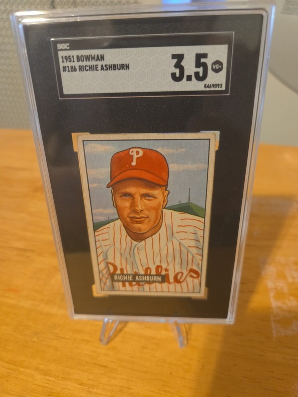 1951 Bowman – Richie Ashburn #186