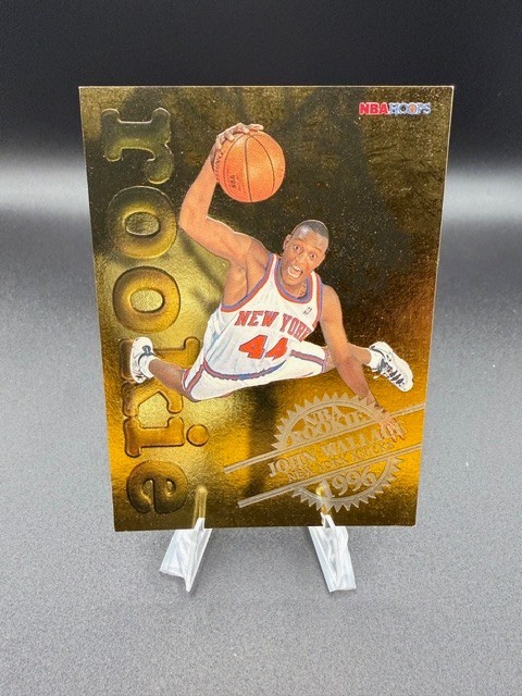 1996-97 NBA Hoops – NBA Rookie John Wallace #28 (RC) – New York Knicks