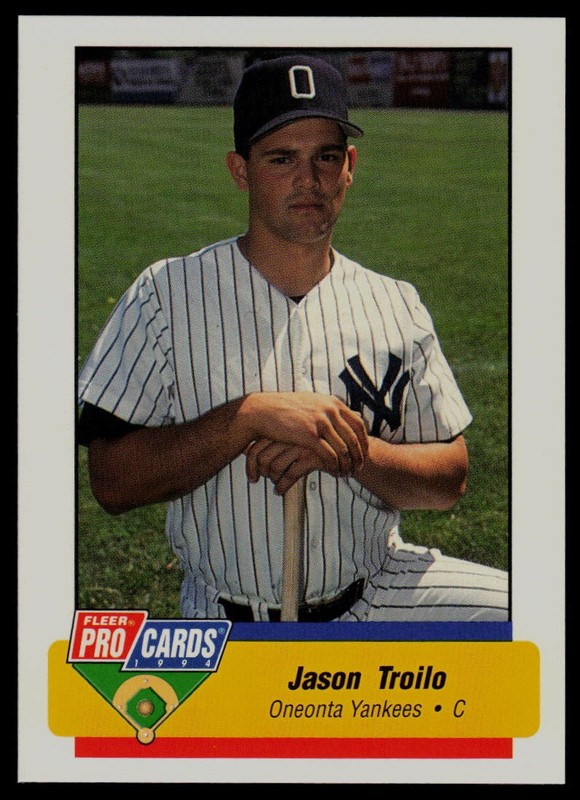 1994 Fleer ProCards Jason Troilo Oneonta Yankees