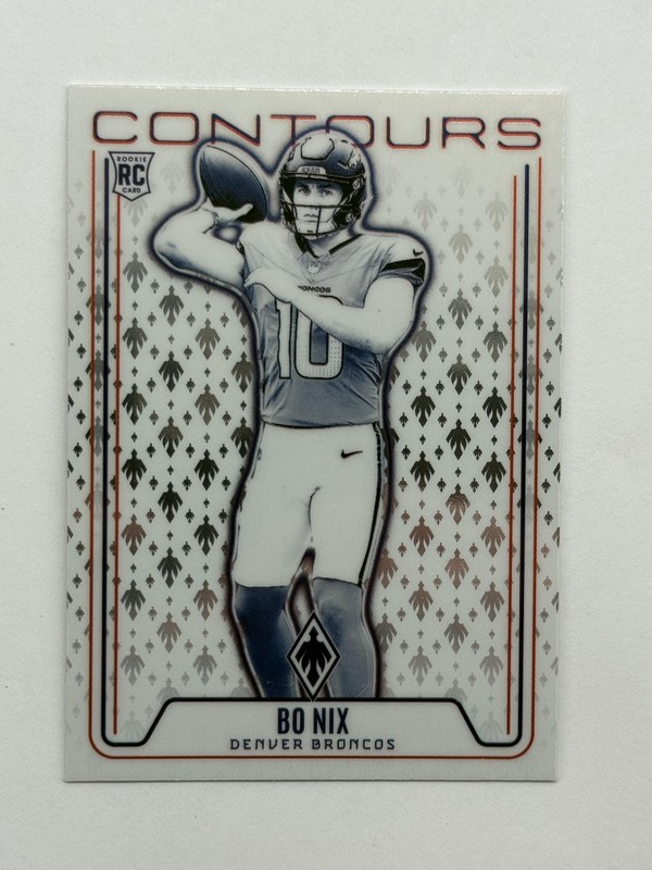 2024 Panini Phoenix #CON-BNX Bo Nix Contours