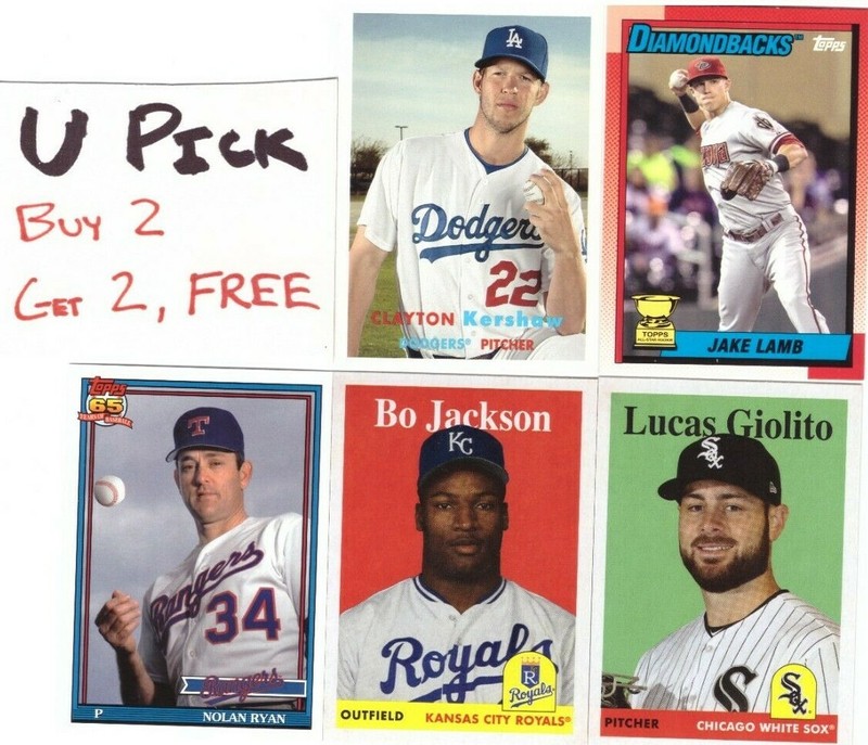 2012-2019 Topps Archives MLB Card Singles RCs NM-MT SHIPS FREE, BUY 2 GET 2 FREE