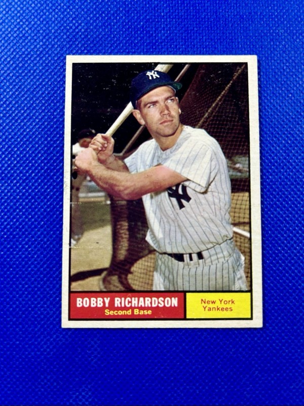 1961 Topps #180 Bobby Richardson New York Yankees high-end NM-MT B61#180A1