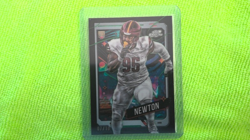 topps chrome jerzhan newton 07/10