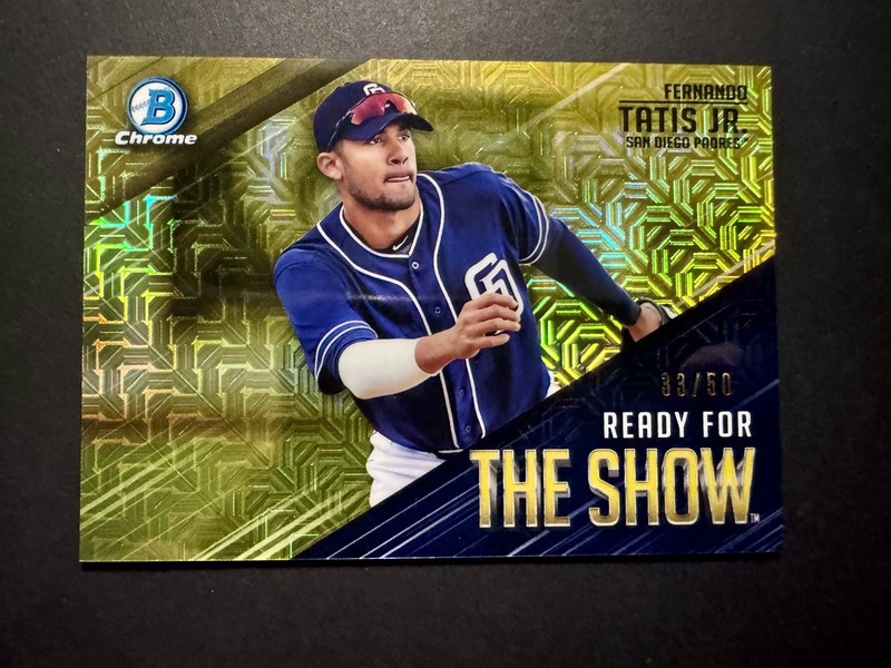Fernando Tatís Jr. Rookie 2019 Bowman – Ready for the Show #RFTS-10 Gold /50