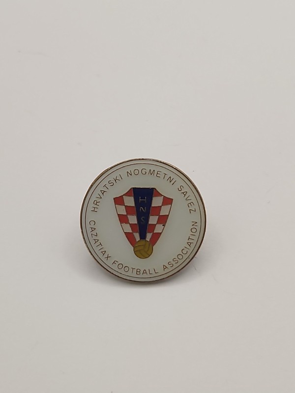 Croatian Football Federation Logo Hard Enamel Brooch Pin, Hat Pin, Backpack Pin