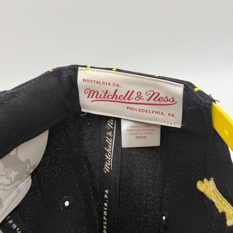 Iowa Hawkeyes Mitchell & Ness Black Team Pinstripe Snapback Hat Men's OSFA gallery