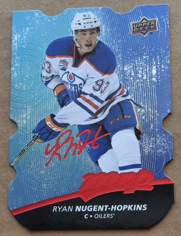 2017-18 Upper Deck MVP Colors and Contours Level 2 Blue Ryan Nugent-Hopkins #74