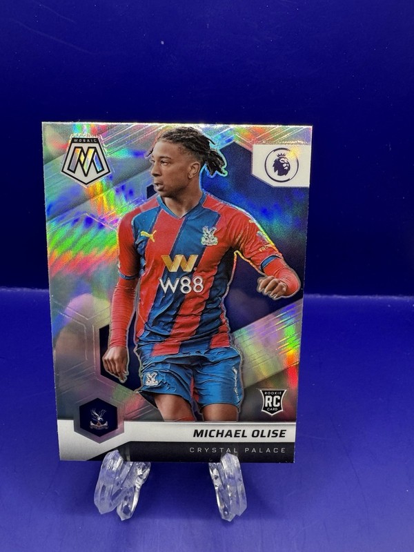 2021-22 Panini Mosaic Premier League Michael Olise Silver Prizm Rookie RC Bayern
