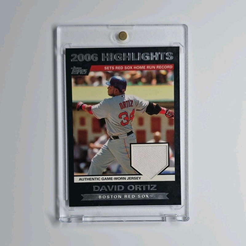 Topps 2007 Topps David Ortiz Game-Worn Jersey Memorabilia Insert #HRDO Red Sox