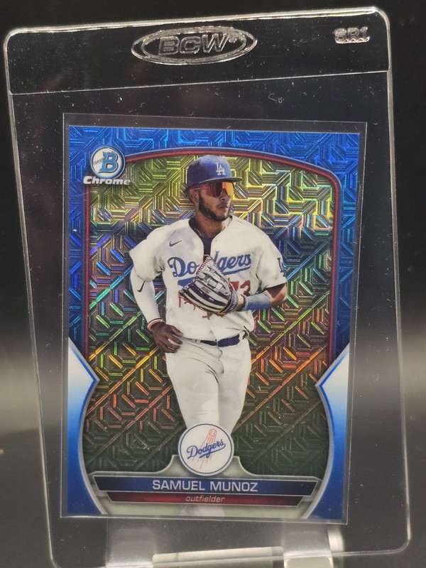 2023 Bowman Chrome – Prospects Samuel Munoz #BCP-182 Blue Mojo Refractor /150…
