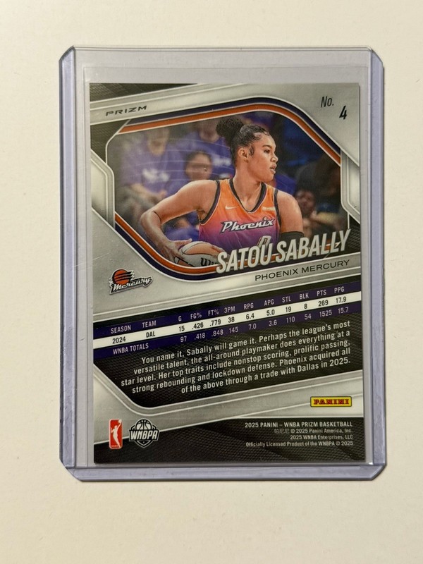 Satou Sabally 2025 WNBA Prizm Checkerboard #4 Phoenix Mercury SSP gallery
