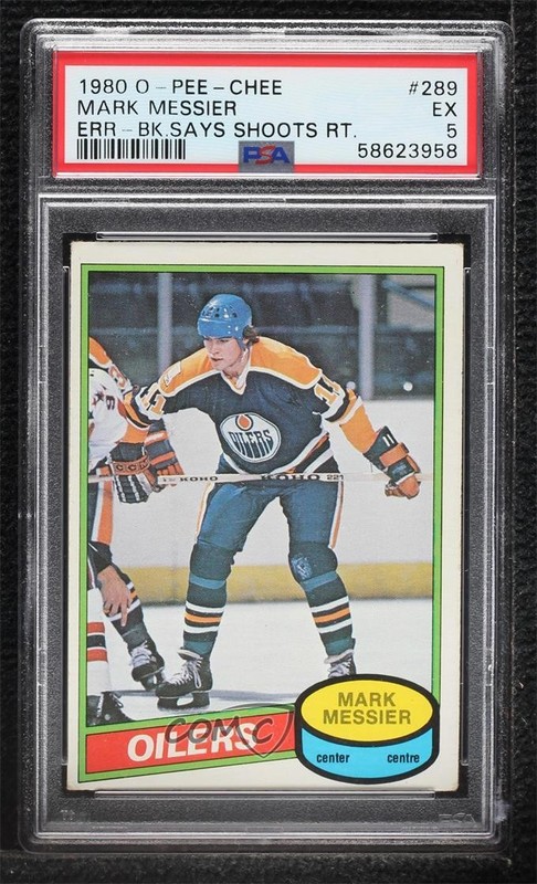 1980-81 O-Pee-Chee Mark Messier #289 Rookie RC HOF 0a4