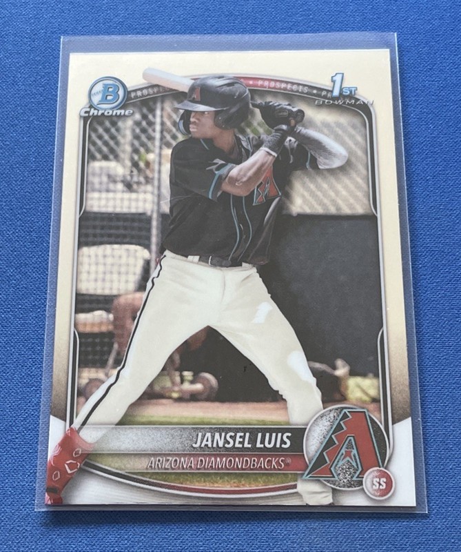 2025 Bowman Chrome Prospects #BCP-84 Jansel Luis Arizona Diamondbacks