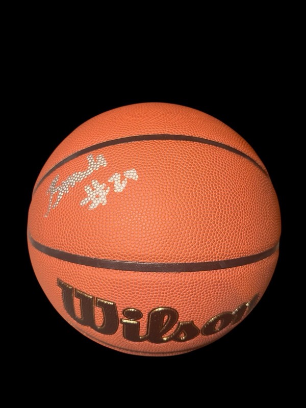 BRAYLON MULLINS UCONN HUSKIES SIGNED NBA BASKETBALL LOTTERY PICK JSA 2