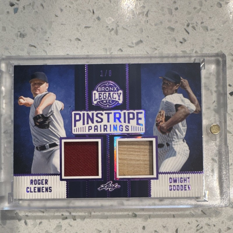 Leaf 2024 Bronx Legacy Pinstripe Clemens Gooden Purple PP-10 (FIRST PRINT 1/8)