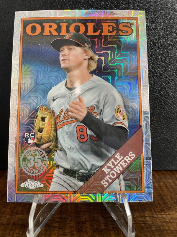 2023 Topps Series 1 – Kyle Sowers RC Silver Mojo 35th ’88 – Orioles – #T88C-37