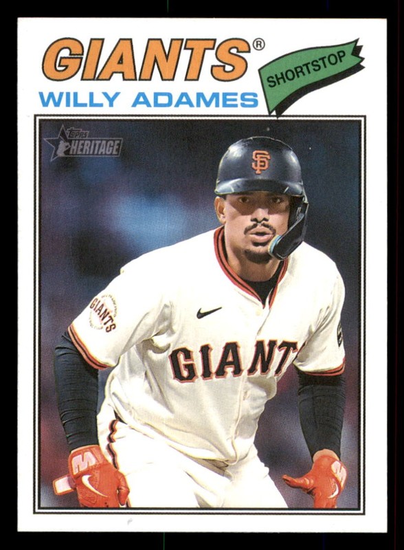 2026 Topps Heritage #327 Willy Adames San Francisco Giants