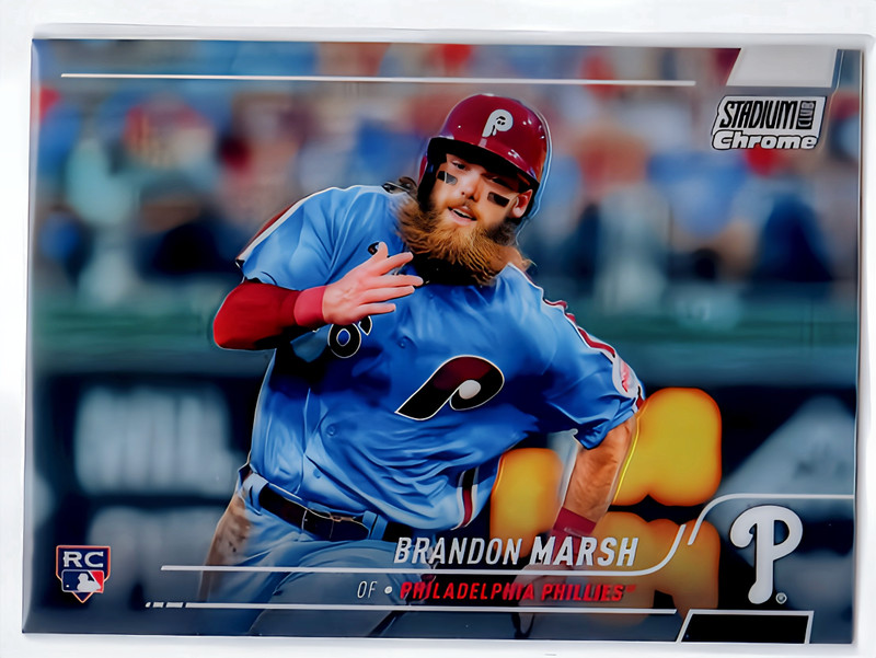 2022 Stadium Club Chrome Refractors #271 Brandon Marsh RC