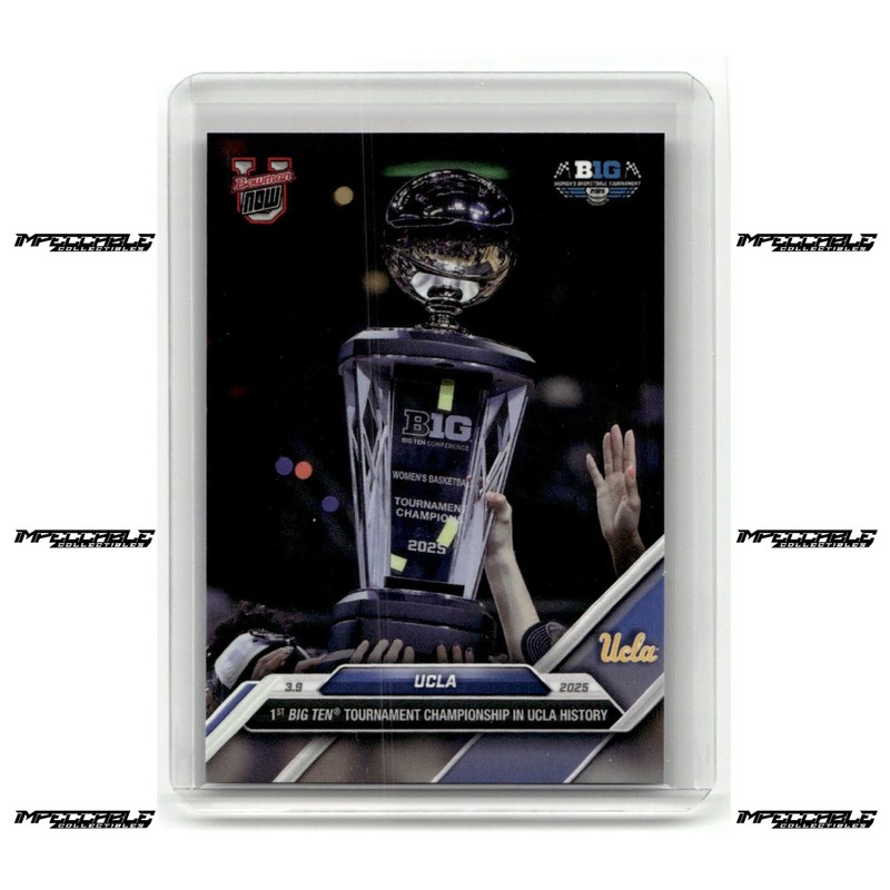2025 Bowman U Now – #81 UCLA WBB 1st Big 10 Championship /200 Lauren Betts
