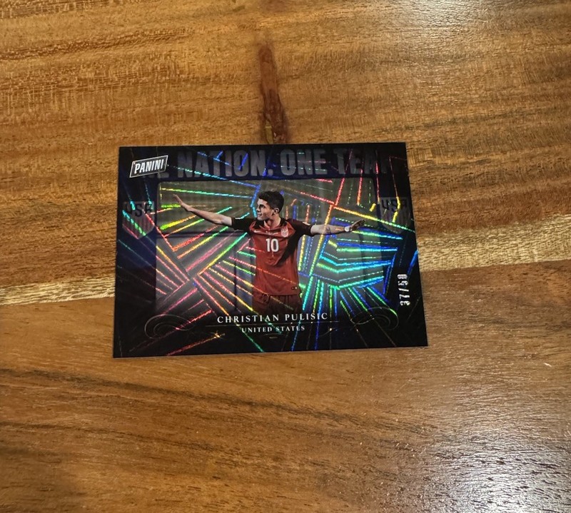 Christian Pulisic 2017 Panini Black Friday Wedges /50 NRMT+ One Nation USMNT