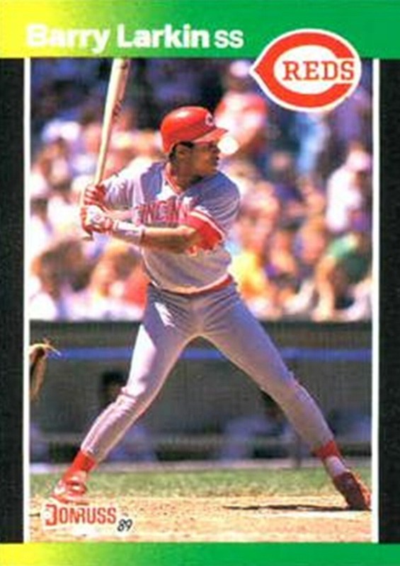 1989 Donruss BASEBALL’S BEST #110 Barry Larkin Cincinnati Reds HOF