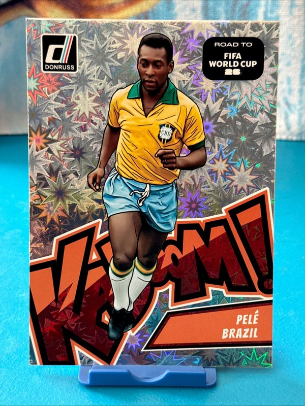 Pele 2025-26 Panini Road To FIFA World Cup #23 Brazil Kaboom