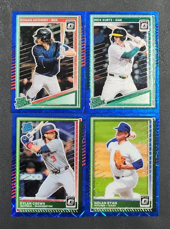 2025 Donruss Optic Baseball BLUE VELOCITY PRIZMS You Pick the Card