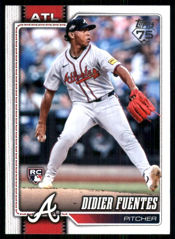 2026 Topps #243 Didier Fuentes RC Atlanta Braves 58186