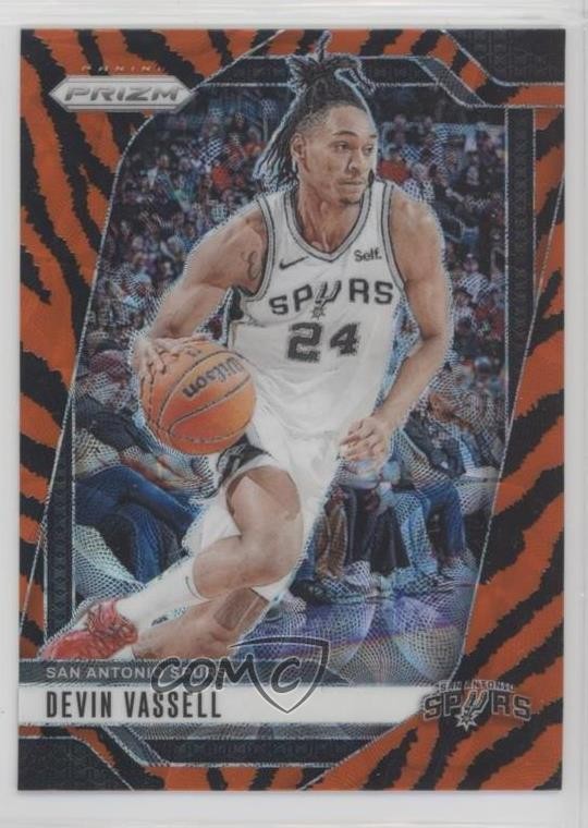 2024-25 Panini Prizm Choice Tiger Stripes Prizm Devin Vassell #25 11yh