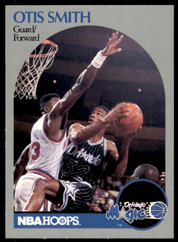 1990-91 NBA Hoops Otis Smith . Orlando Magic #221