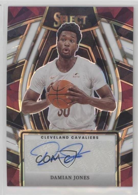 2023 Panini Select White Cracked Ice Prizm 1/25 Damian Jones #SSS-JON Auto 0jr6