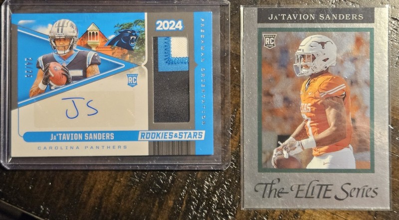 JA’TAVION SANDERS /25 RC/MEM/AU 2024 Rookies & Stars Freshman Orientation FO-JSS