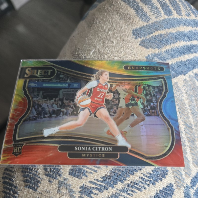 Sonia Citron(RC) Rookie Snapshots Tie Dye Prizms 17/25 2025 Panini Select WNBA