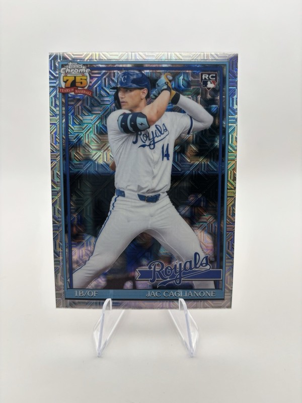 2026 Topps Series 1 – 1991 Throwback Jac Caglianone #91C-6 Mojo Refractor (RC)
