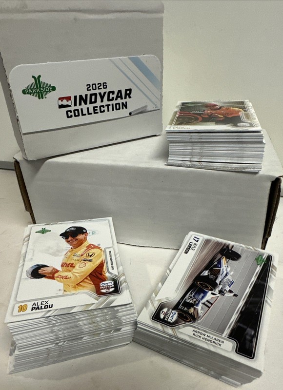 2026 Parkside Indycar Collection 170 Card Complete Base Set