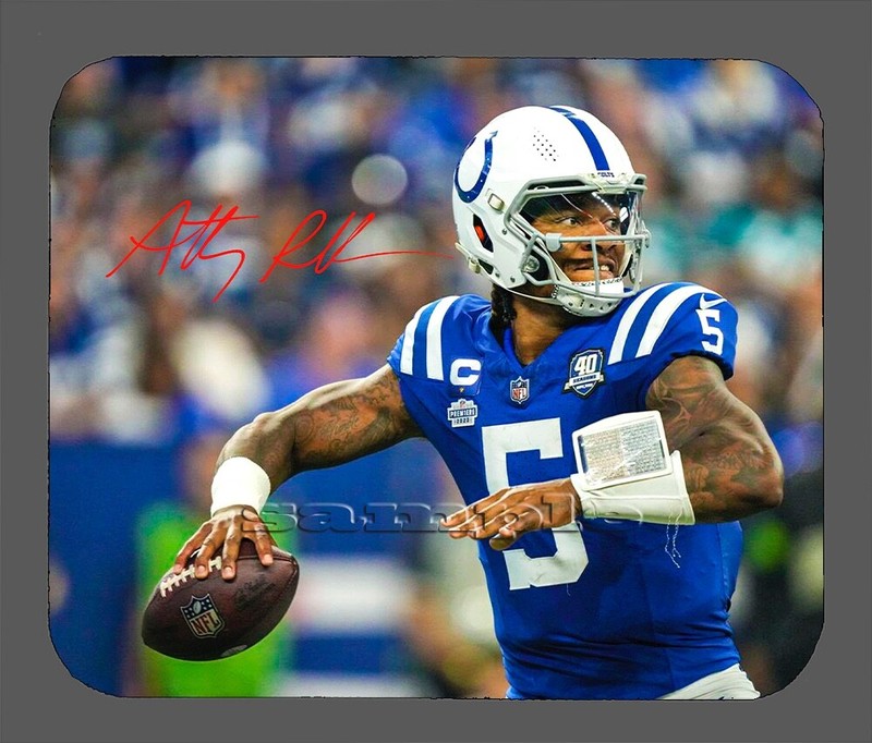 Anthony Richardson Indianapolis Colts Facsimile Autographed Mouse Pad Item#9440