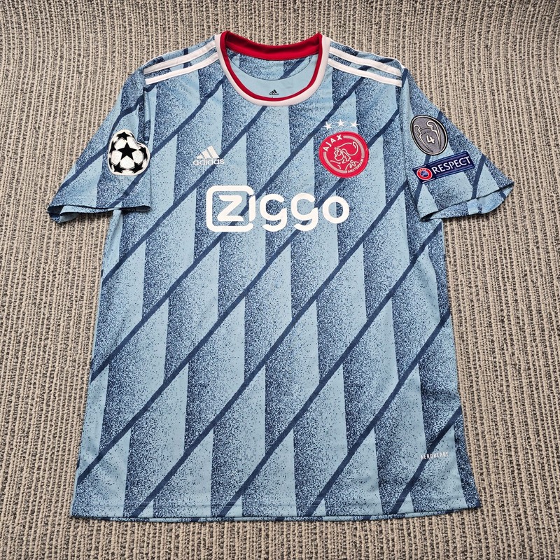 2020/21 Adidas Ajax Amsterdam #14 Cruyff Away Jersey – L – Champions League