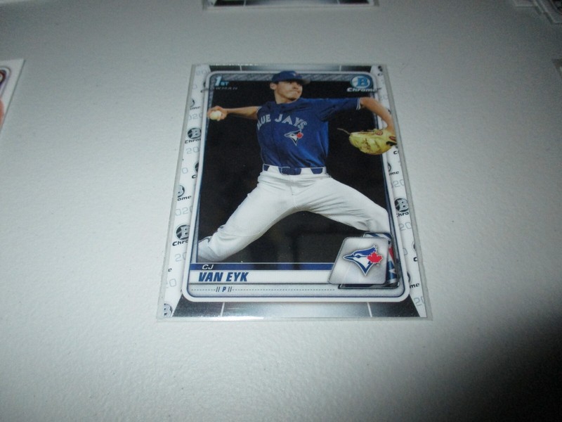 CJ Van Eyk 2020 Bowman Chrome Draft #BD-93