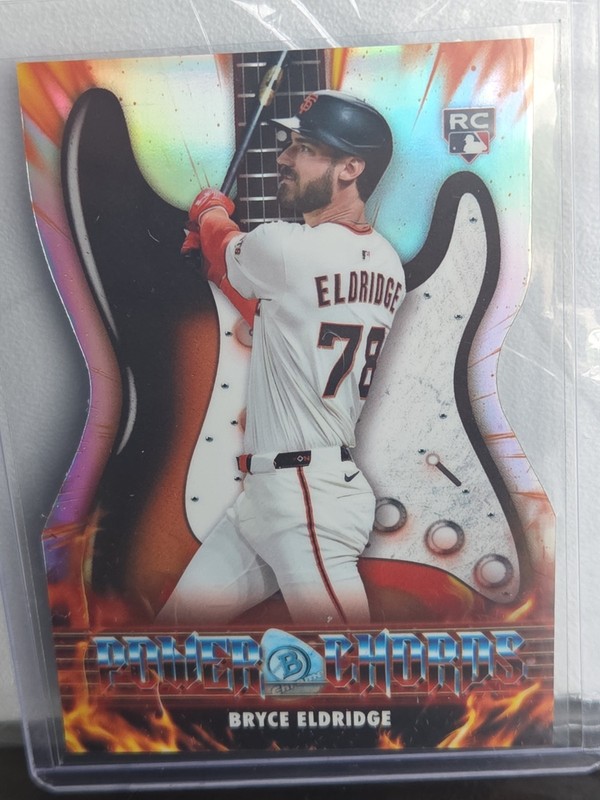 2026 Bowman Chrome Power Chords Bryce Eldridge RC San Francisco Giants