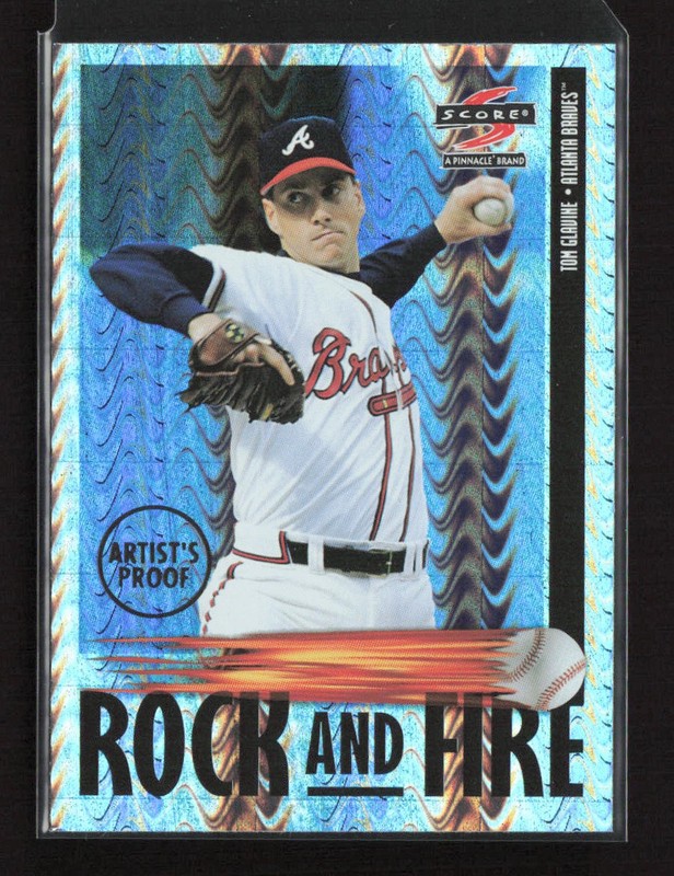 1997 Score Artist’s Proof Holofoil #528 Tom Glavine Atlanta Braves