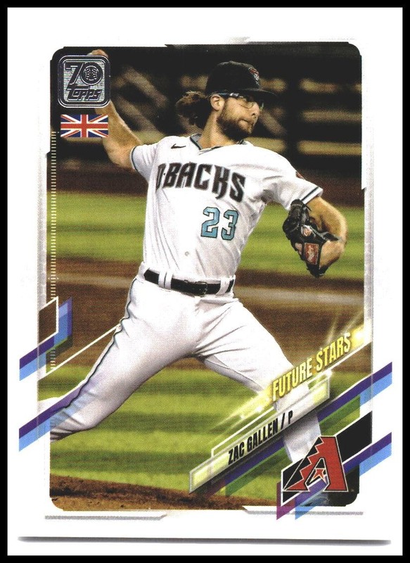 2021 Topps UK Edition #54 Zac Gallen