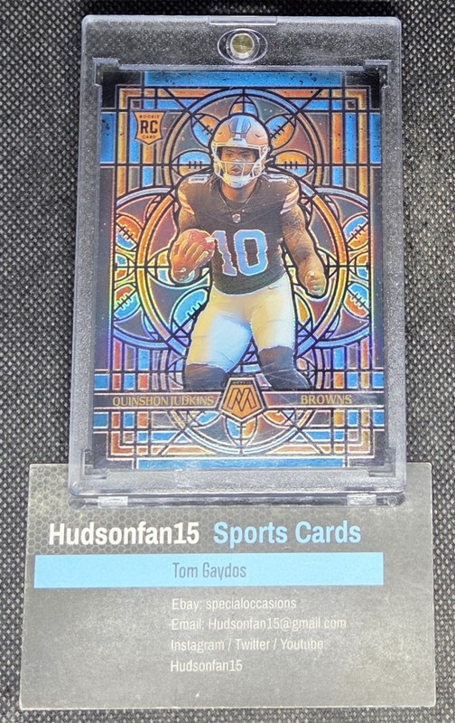 Quinshon Judkins 2025 Panini Mosaic Stained Glass #6 SSP RC Case Hit Browns